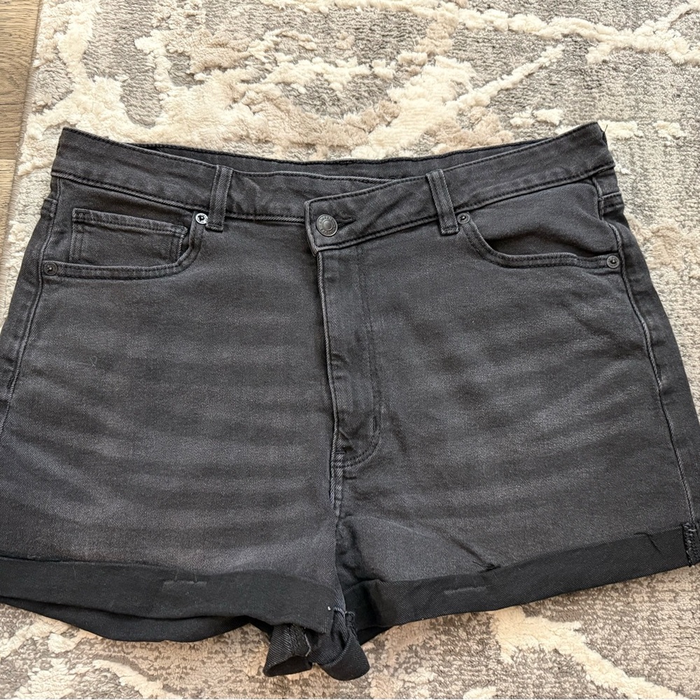 American Eagle Outfitters Black Jean Shorts
